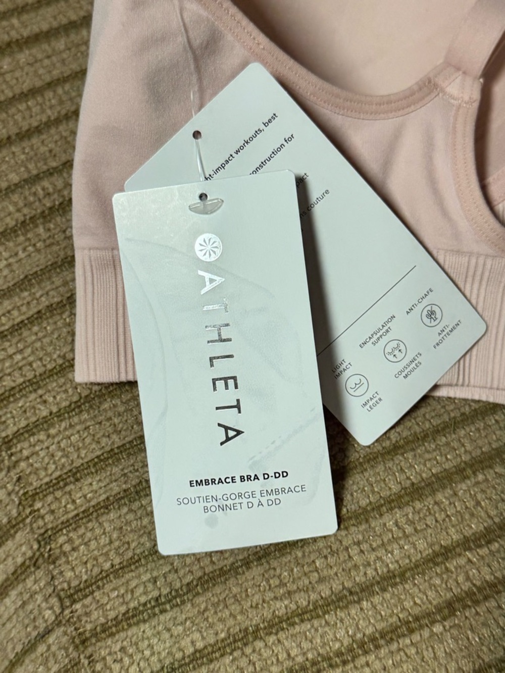 Athleta Embrace Bra D-DD